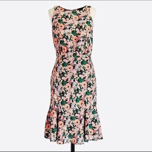 NWOT J. Crew Sleeveless Floral Midi Dress